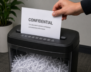Dispose of Confidential Paperwork